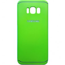 Capa para Samsung Galaxy S8 G950 - Emborrachada Efeito Metal Verde